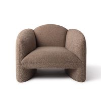 Jesper Home Fauteuil 'Nachii' Teddy, kleur Plush Mud