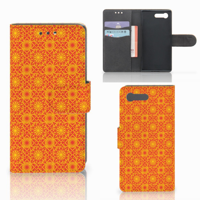 Sony Xperia X Compact | Telefoon Hoesje | Batik Oranje