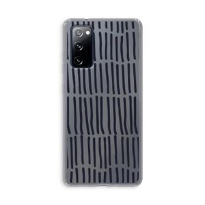 Moroccan stripes: Samsung Galaxy S20 FE / S20 FE 5G Transparant Hoesje