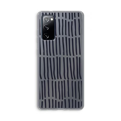 Moroccan stripes: Samsung Galaxy S20 FE / S20 FE 5G Transparant Hoesje
