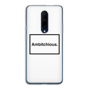 Ambitchious: OnePlus 7 Pro Transparant Hoesje