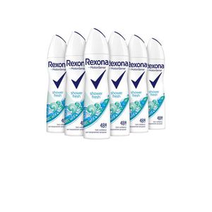 Rexona Women Shower Fresh anti-transpirant spray - 6 x 150 ml