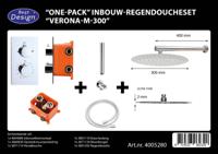 One-Pack Inbouw-Regendoucheset Verona-M-300