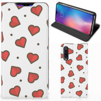 Xiaomi Mi 9 Hoesje met Magneet Hearts