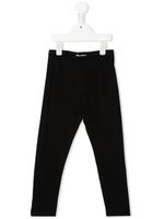 Chiara Ferragni Kids pantalon droit à broderie Wink - Noir