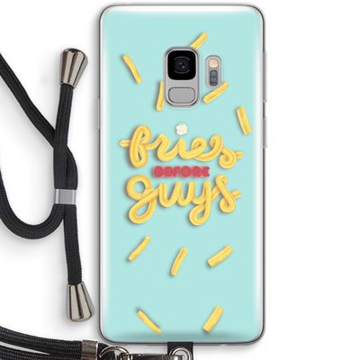Always fries: Samsung Galaxy S9 Transparant Hoesje met koord
