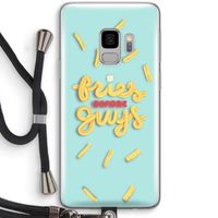 Always fries: Samsung Galaxy S9 Transparant Hoesje met koord