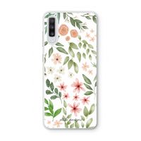 Botanical sweet flower heaven: Samsung Galaxy A70 Transparant Hoesje
