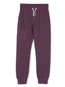 Dkny Kids pantalon de jogging à logo imprimé - Violet