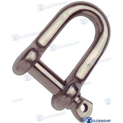 Grillete inox GS71001 - GRILLETE RECTO CORTO 0 4 (2