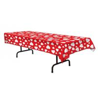 Hartjes tafelkleed - 137 x 274 cm - Valentijnsdag - valentijn versiering / decoratie - Liefde