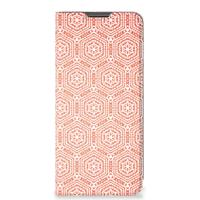 Motorola Moto G22 | Hoesje met Magneet | Pattern Orange