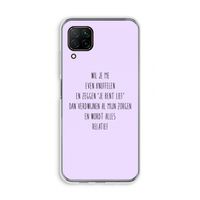 Relatief: Huawei P40 Lite Transparant Hoesje