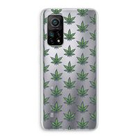 Weed: Xiaomi Mi 10T 5G Transparant Hoesje Weed: Xiaomi Mi 10T 5G Transparant Hoesje