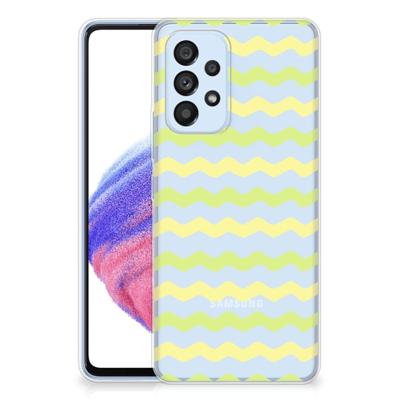 Samsung Galaxy A53 5G | TPU bumper | Waves Yellow