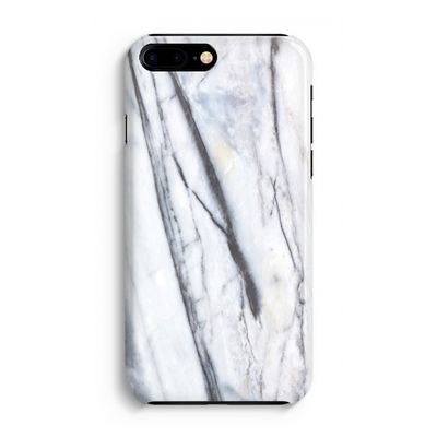 Gestreepte marmer: Volledig Geprint iPhone 7 Plus Hoesje