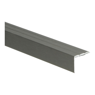 Hoeklijnprofiel zelfklevend 20 mm RVS geborsteld - 100 cm