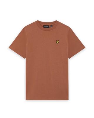 Lyle & Scott winter t-shirt jongens - bruin, oranje