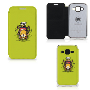 Samsung Galaxy Core Prime Leuk Hoesje Doggy Biscuit