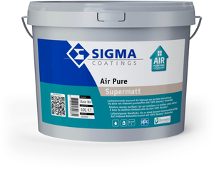 sigma air pure supermatt lichte kleur 2.5 ltr