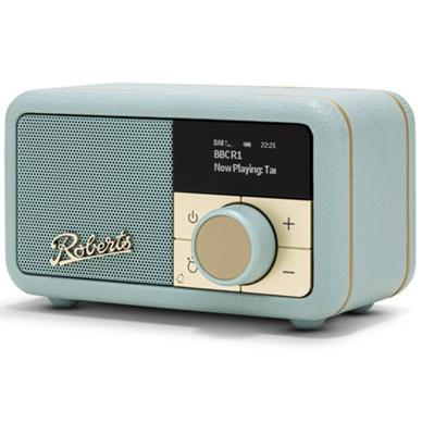 Roberts Revival Petite 2 - FM/DAB+/BT Draagbare Radio Licht Blauw