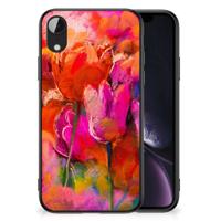 Kleurrijke Telefoonhoesje Apple iPhone XR Tulips Kleurrijke Telefoonhoesje Apple iPhone XR Tulips