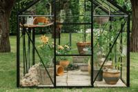 Tuinkas Kate V - 192x436 cm - Zwart - Full Options- - Veiligheidsglas- Royal Well