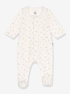 Slaappakje met bloemen PETIT BATEAU wit