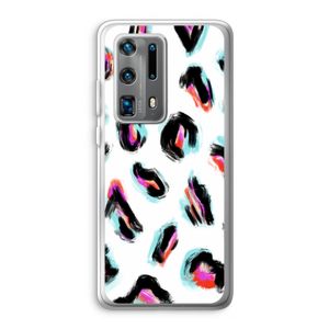Cheetah color: Huawei P40 Pro Plus Transparant Hoesje