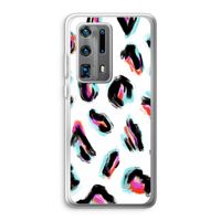 Cheetah color: Huawei P40 Pro Plus Transparant Hoesje