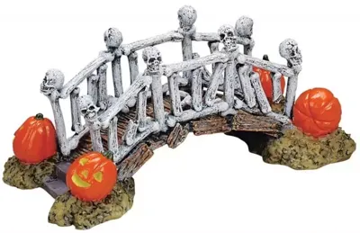 Lemax bridge of bones tafereel Spooky Town 2007