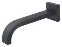 Rombo inbouw uitloop 22 cm zwart