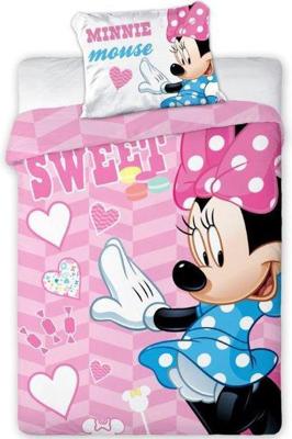 Disney Minnie Mouse dreumesdekbedovertrek - 100 x 135 cm - Katoen Disney Minnie Mouse dreumesdekbedovertrek - 100 x 135 cm - Katoen