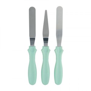 Taartspatel - mint - set van 3