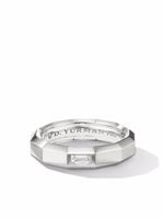 David Yurman bague en or 18ct ornée de diamants - Argent - thumbnail