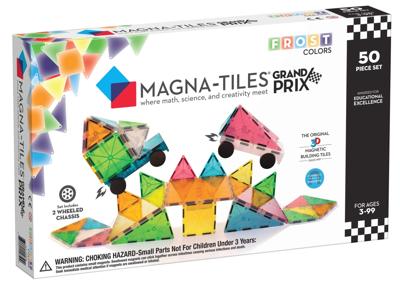 Magna-Tiles Grand Prix Frost Colors set Magnetische Tegels - 50 delig