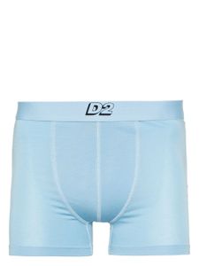 DSQUARED2 culotte en dentelle à bande logo - Bleu