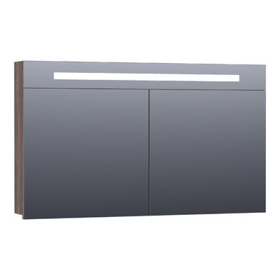 Spiegelkast 2.0 Exclusive Line 120 cm Burned Bark Sanitop