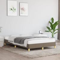 Bedframe zonder matras 120x200 cm stof taupe