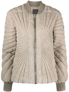 Moncler + Rick Owens veste bomber matelassée Radiance Flight - Tons neutres