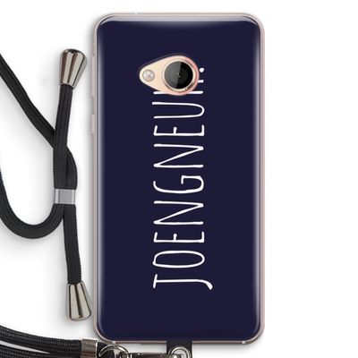 Joengneuh!: HTC U Play Transparant Hoesje met koord
