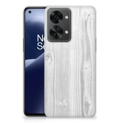 OnePlus Nord 2T | Bumper Hoesje | White Wood