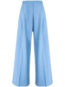 Dorothee Schumacher pantalon palazzo à détails plissés - Bleu