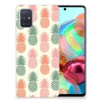 Samsung Galaxy A71 | Siliconen Case | Ananas