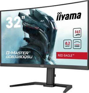 iiyama G-Master Red Eagle GCB3280QSU-B1 gaming monitor 165Hz, HDMI, DisplayPort, USB, Audio, AMD Free-Sync
