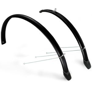 Eurofender spatbordenset 58mm 20" zwart