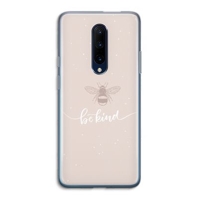 Be(e) kind: OnePlus 7 Pro Transparant Hoesje