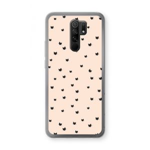 Kleine kattenkopjes: Xiaomi Redmi 9 Transparant Hoesje