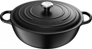 LE CREUSET - Signature - Marmite braadpan 26cm 5,30l Mat Zwart