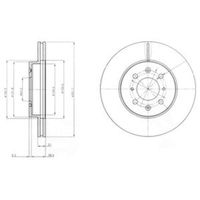 Delphi Diesel Remschijf BG2759C